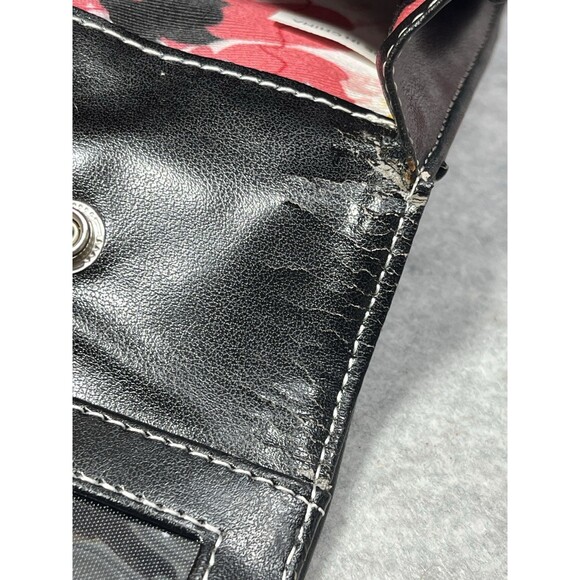 Mary Kay Consultant Travel Wallet Organizer Black Floral 3 pc Crossbody Passport - Picture 16 of 16